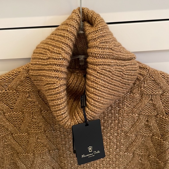 Massimo Dutti from Spain sweater brand new XS  tan/brown - Picture 4 of 4
